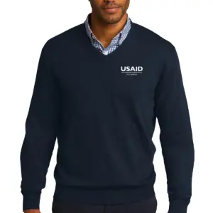 USAID Chichewa - Port Authority Men's V-Neck Sweater
