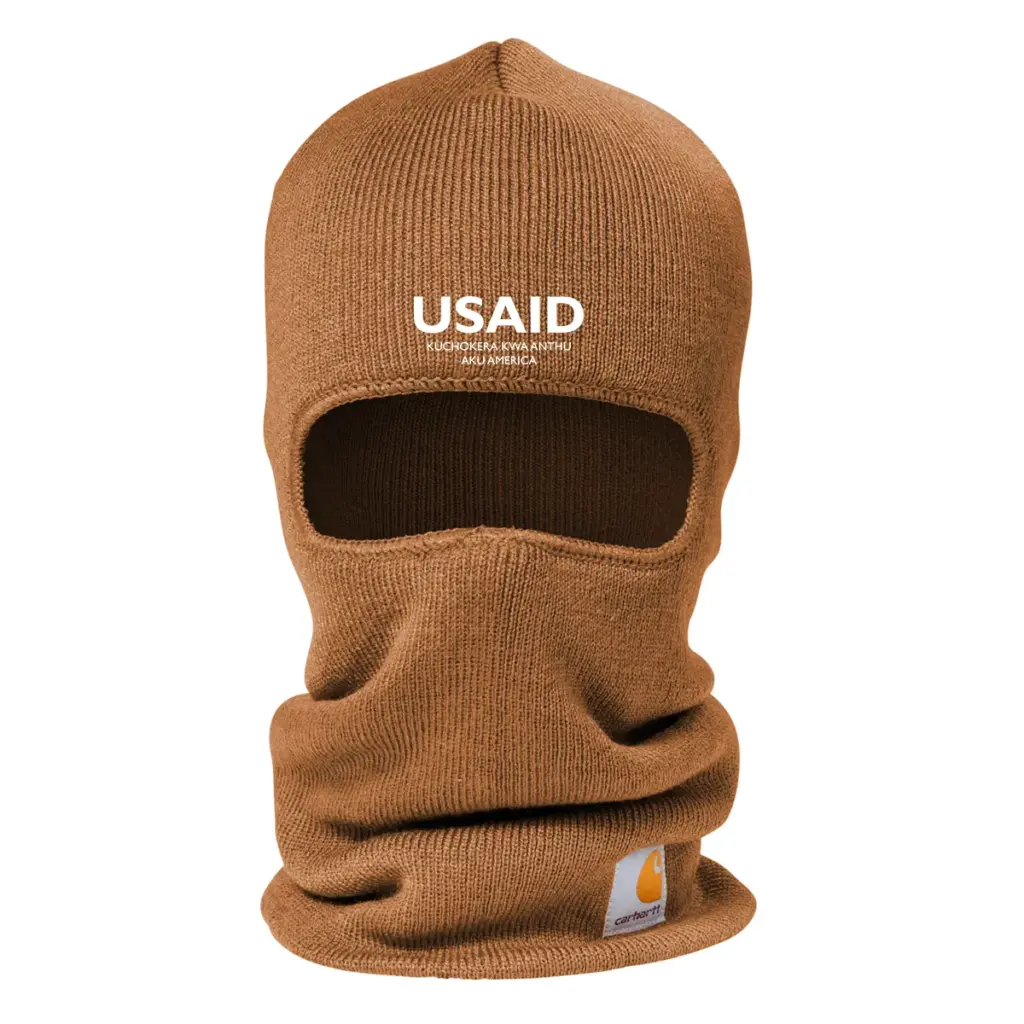 USAID Chichewa - Embroidered Carhartt Knit Insulated Face Mask