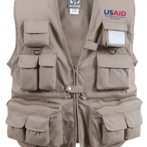 USAID Chichewa - Uncle Milty's Khaki Travel Vest Min 12 pcs