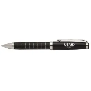 USAID Chichewa - Onyx Grid Metal Pens