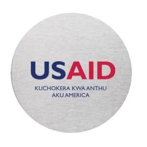 USAID Chichewa - Osaka Stainless Steel Round Coasters