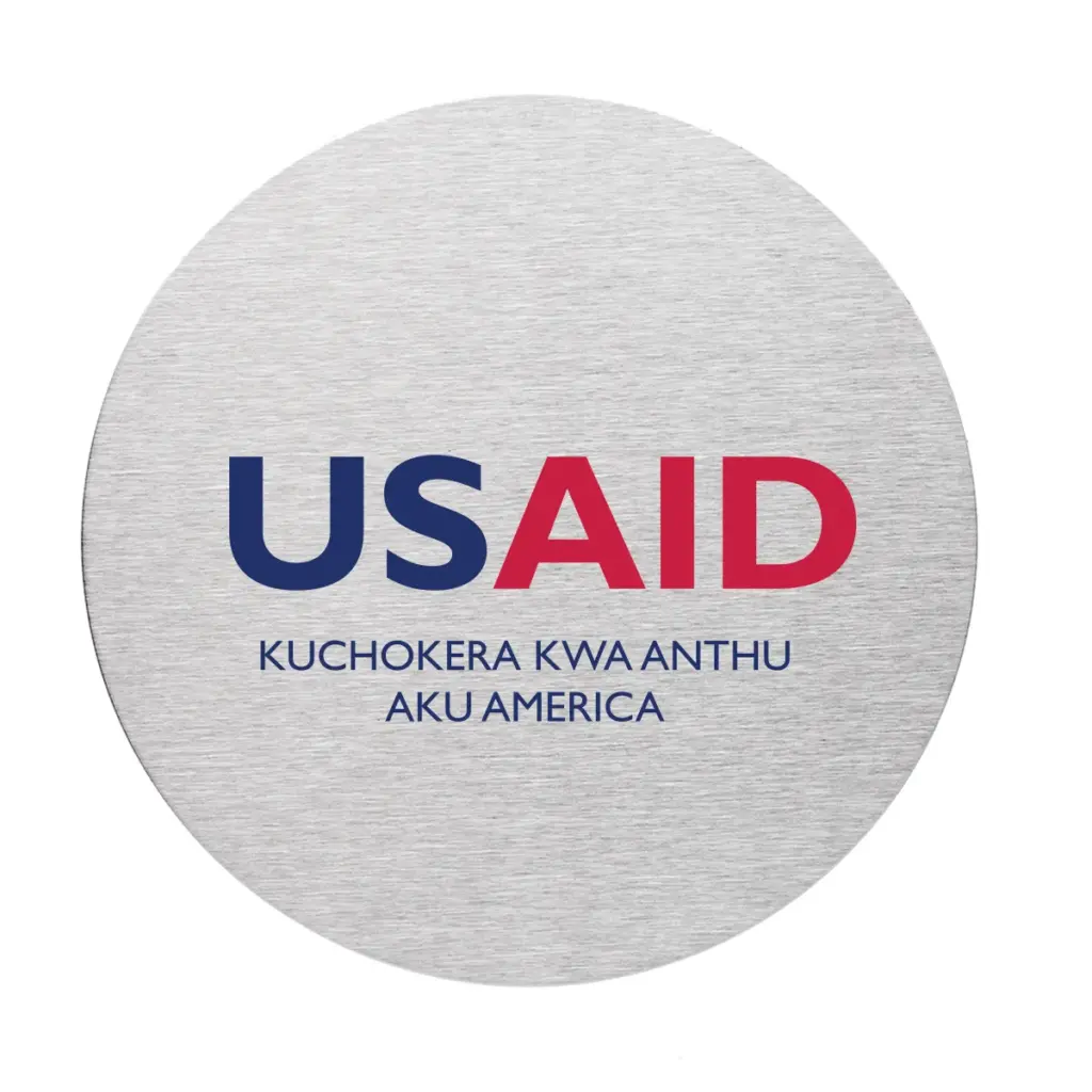 USAID Chichewa - Osaka Stainless Steel Round Coasters