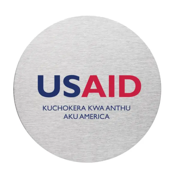 USAID Chichewa - Osaka Stainless Steel Round Coasters