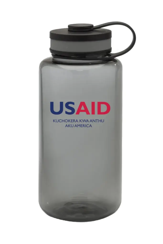 USAID Chichewa - 38 Oz. Wide Mouth Water Bottles