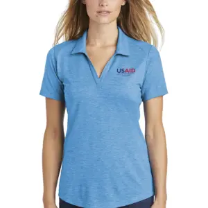 USAID Chichewa Sport-Tek Ladies PosiCharge Tri-Blend Wicking Polo