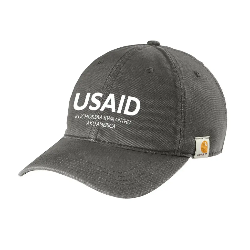 USAID Chichewa - Embroidered Carhartt Cotton Canvas Cap (Min 12 pcs)