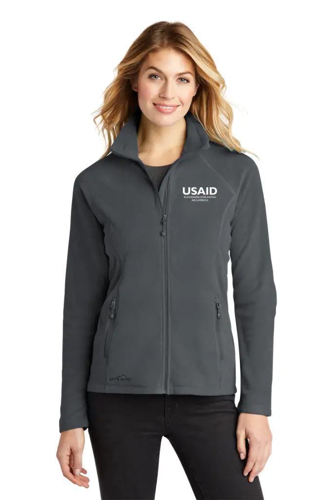 USAID Chichewa Eddie Bauer Ladies Full-Zip Microfleece Jacket