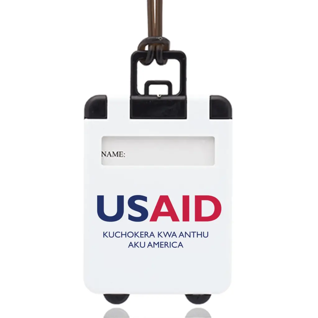 USAID Chichewa - Mini Carry On Luggage Tags