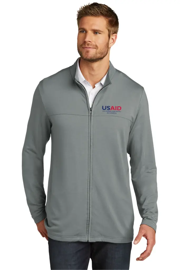 USAID Chichewa - New TravisMathew Newport Full Zip Fleece Pullover