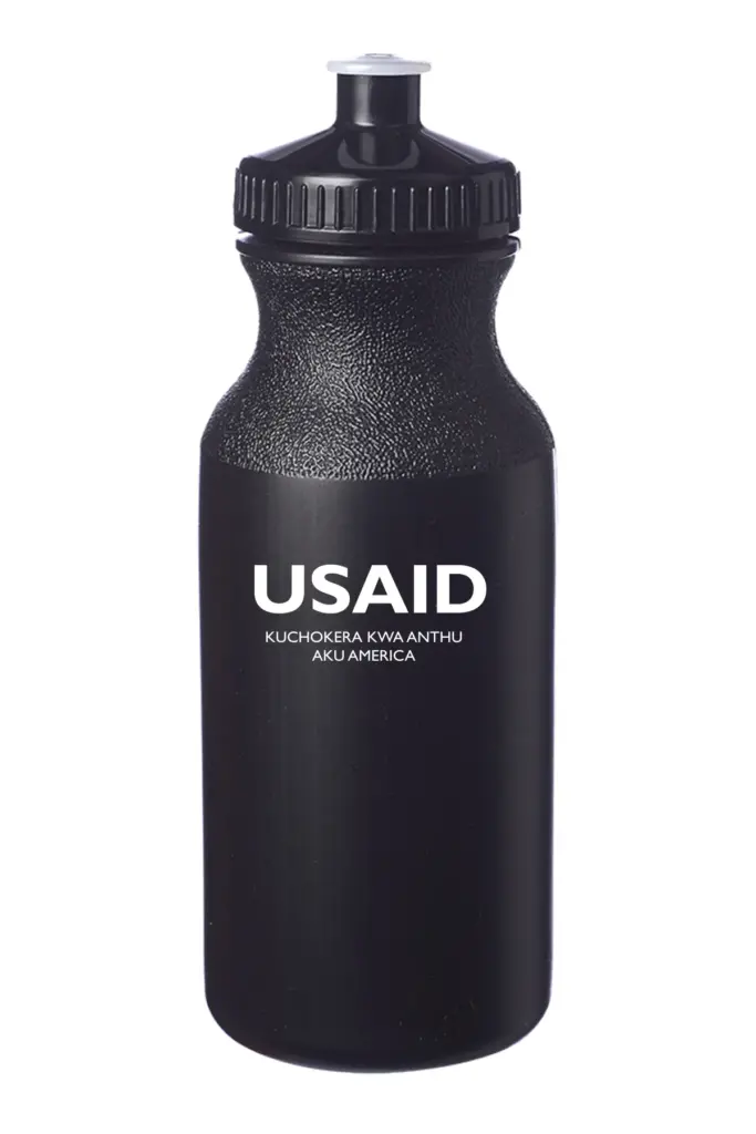 USAID Chichewa - 20 Oz. Custom Plastic Water Bottles