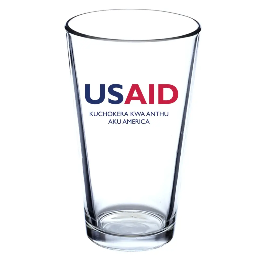 USAID Chichewa - 16 Oz. Pint Glasses