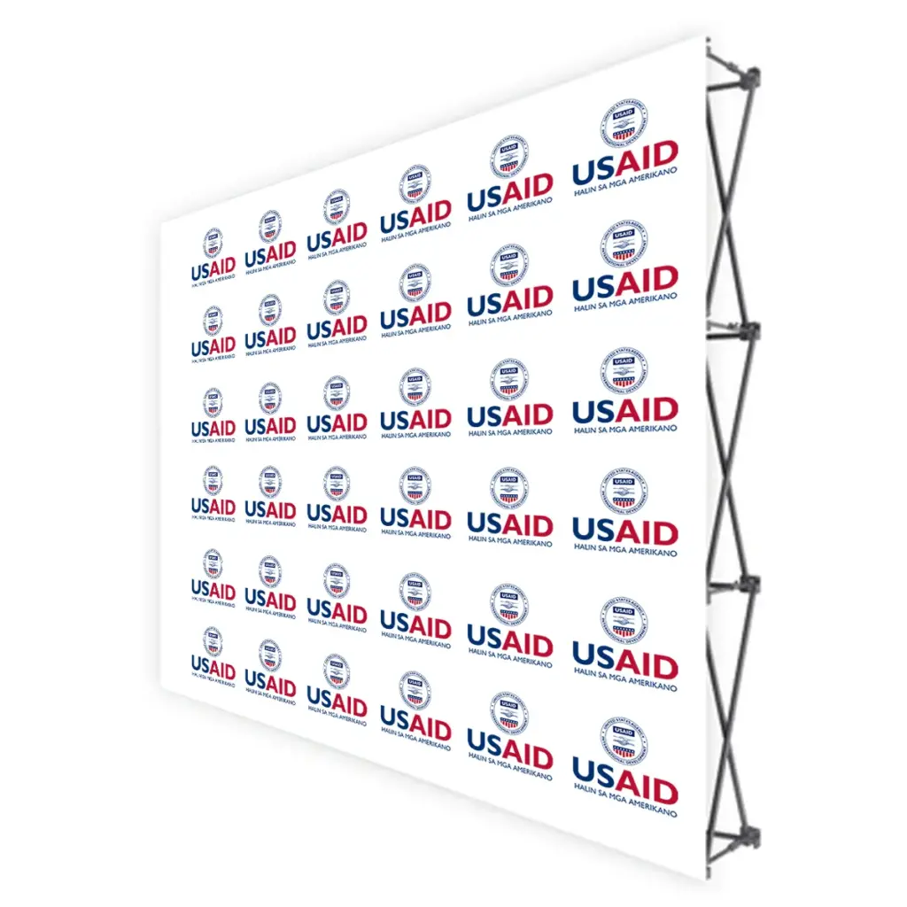 USAID Hiligaynon Translated Brandmark Banners & Stickers