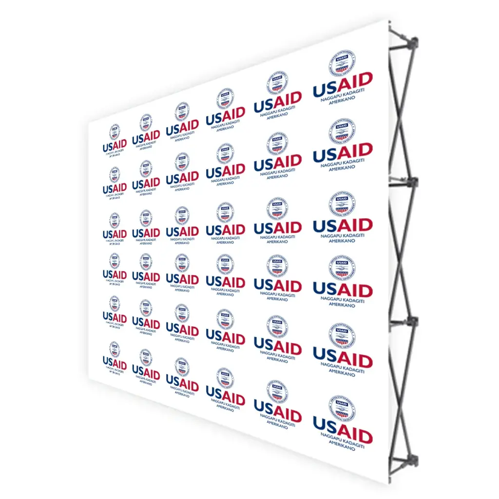 USAID Ilocano Translated Brandmark Banners & Stickers