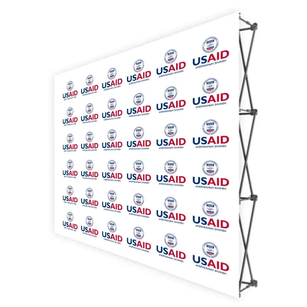 USAID Kyrgyz Translated Brandmark Banners & Stickers