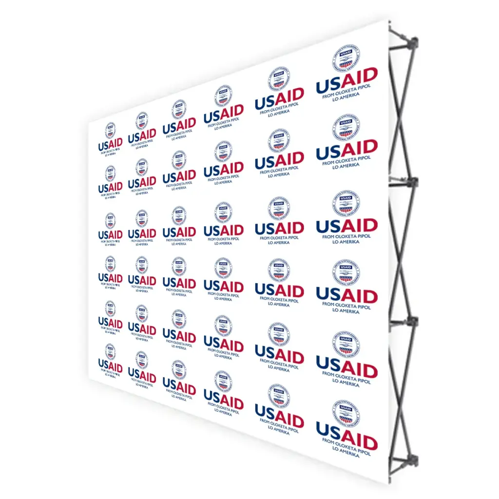 USAID Pijin Translated Brandmark Banners & Stickers