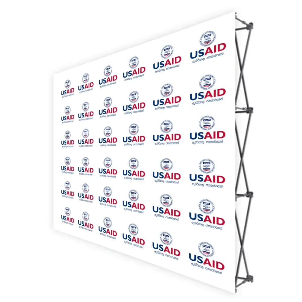 USAID Sinhala Translated Brandmark Banners & Stickers