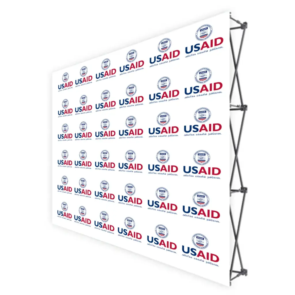 USAID Tamil Translated Brandmark Banners & Stickers