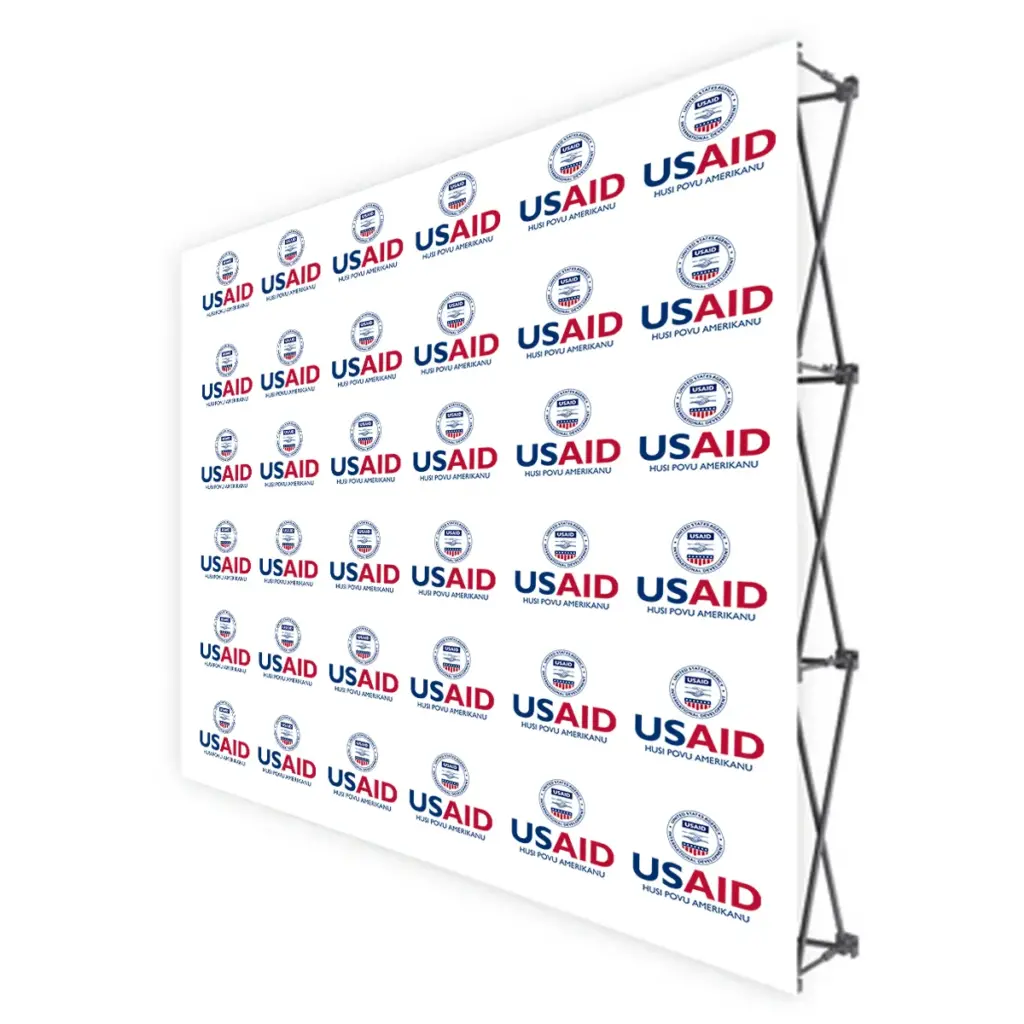 USAID Tetum Translated Brandmark Banners & Stickers