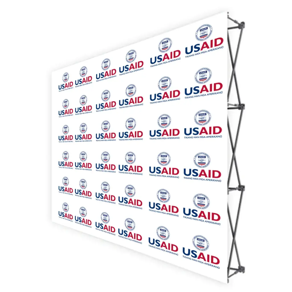 USAID Waray-Waray Translated Brandmark Banners & Stickers