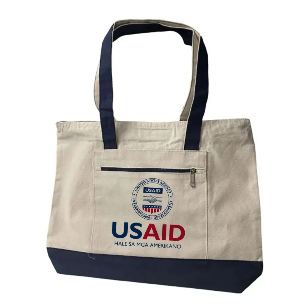 USAID Bicolano - Accent Tote 18″x14″ (Min. 12 pc)