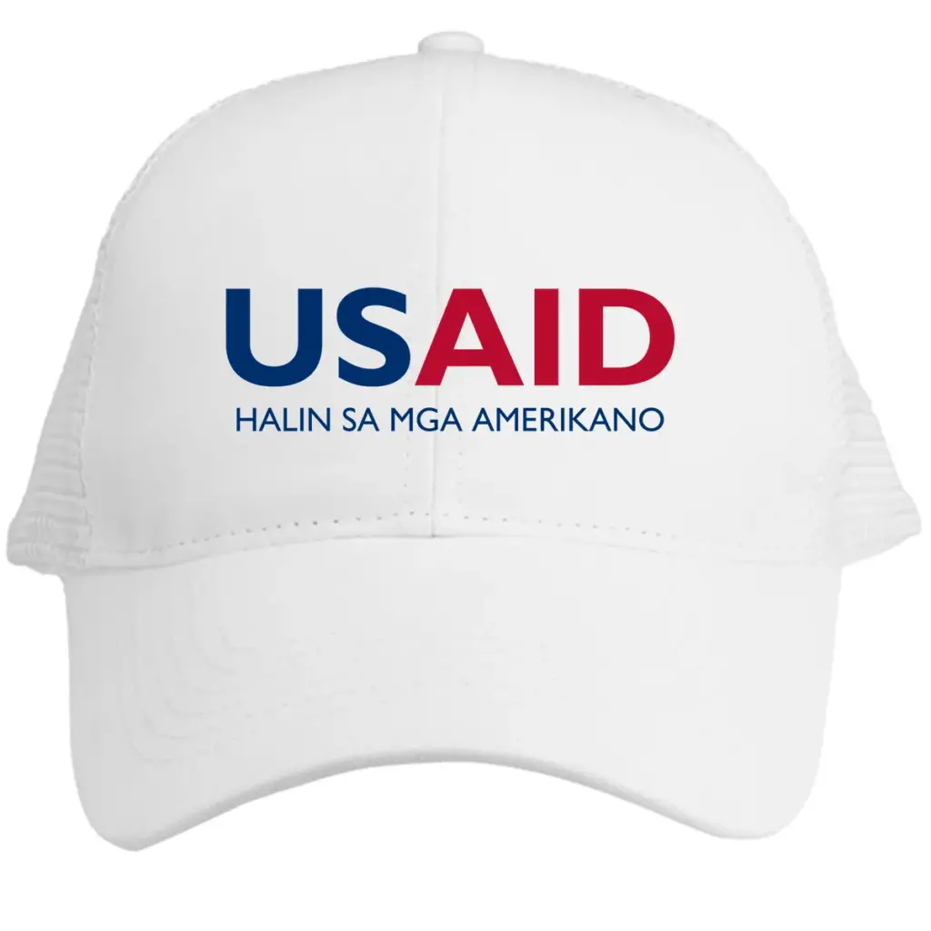 USAID Hiligaynon - Embroidered Norcross Vintage Trucker Caps (Min 12 pcs)