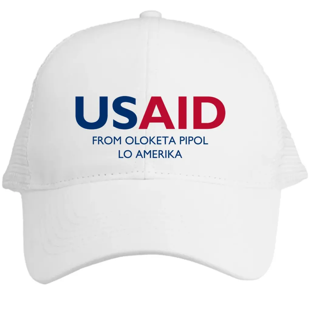 USAID Pijin - Embroidered Norcross Vintage Trucker Caps (Min 12 pcs)