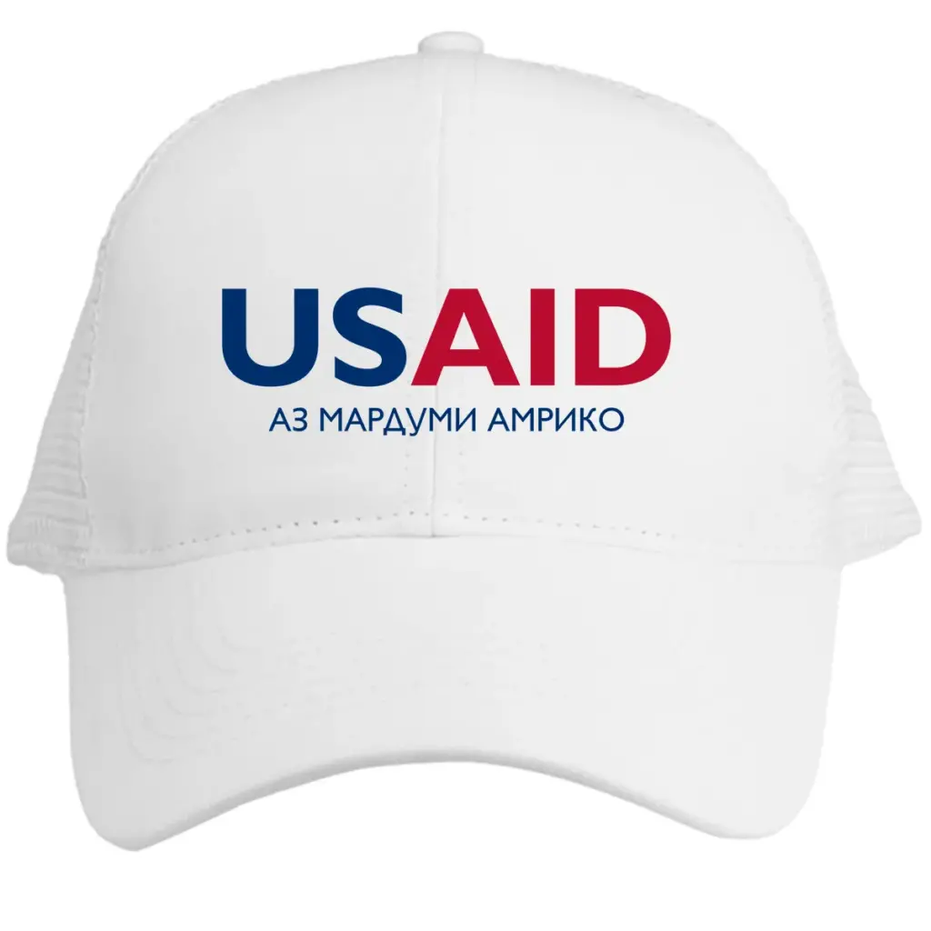 USAID Tajik - Embroidered Norcross Vintage Trucker Caps (Min 12 pcs)