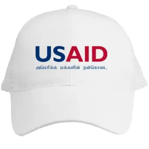 USAID Tamil - Embroidered Norcross Vintage Trucker Caps (Min 12 pcs)