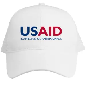 USAID Tok Pisin - Embroidered Norcross Vintage Trucker Caps (Min 12 pcs)