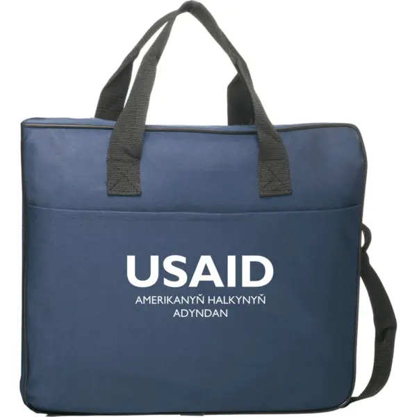 USAID Turkmen - Polyester Messenger Bags