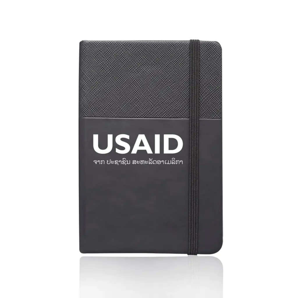 USAID Lao - Bellingham Hardcover Journals with Band
