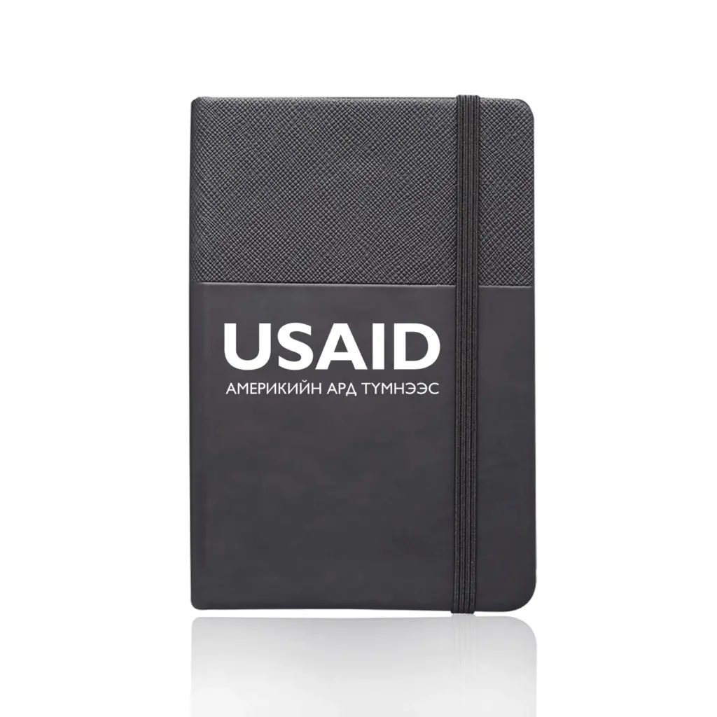 USAID Mongolian - Bellingham Hardcover Journals with Band