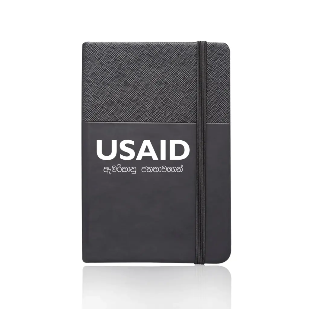 USAID Sinhala - Bellingham Hardcover Journals with Band
