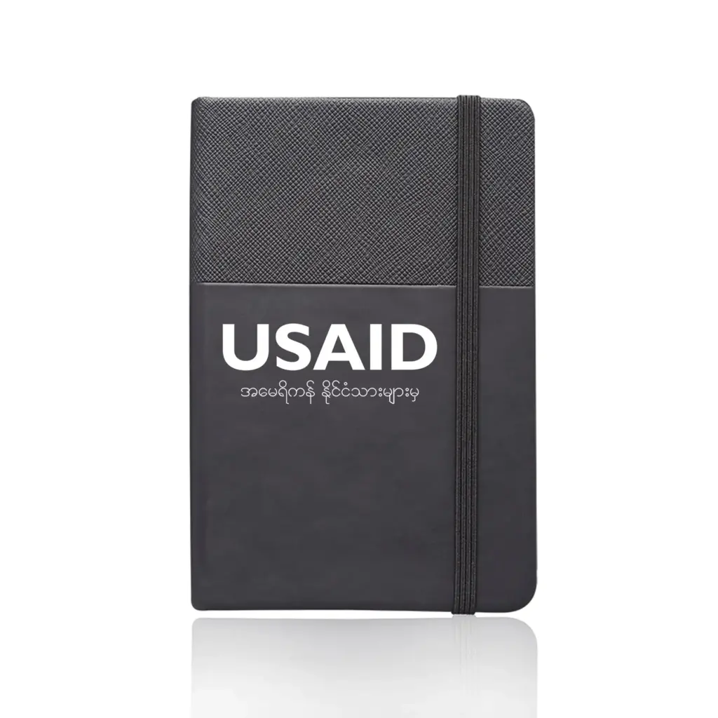 USAID Burmese - Bellingham Hardcover Journals with Band