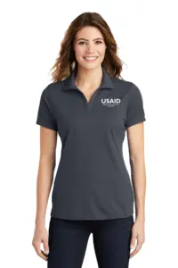 USAID Motu Sport-Tek Ladies PosiCharge RacerMesh Polo Shirt