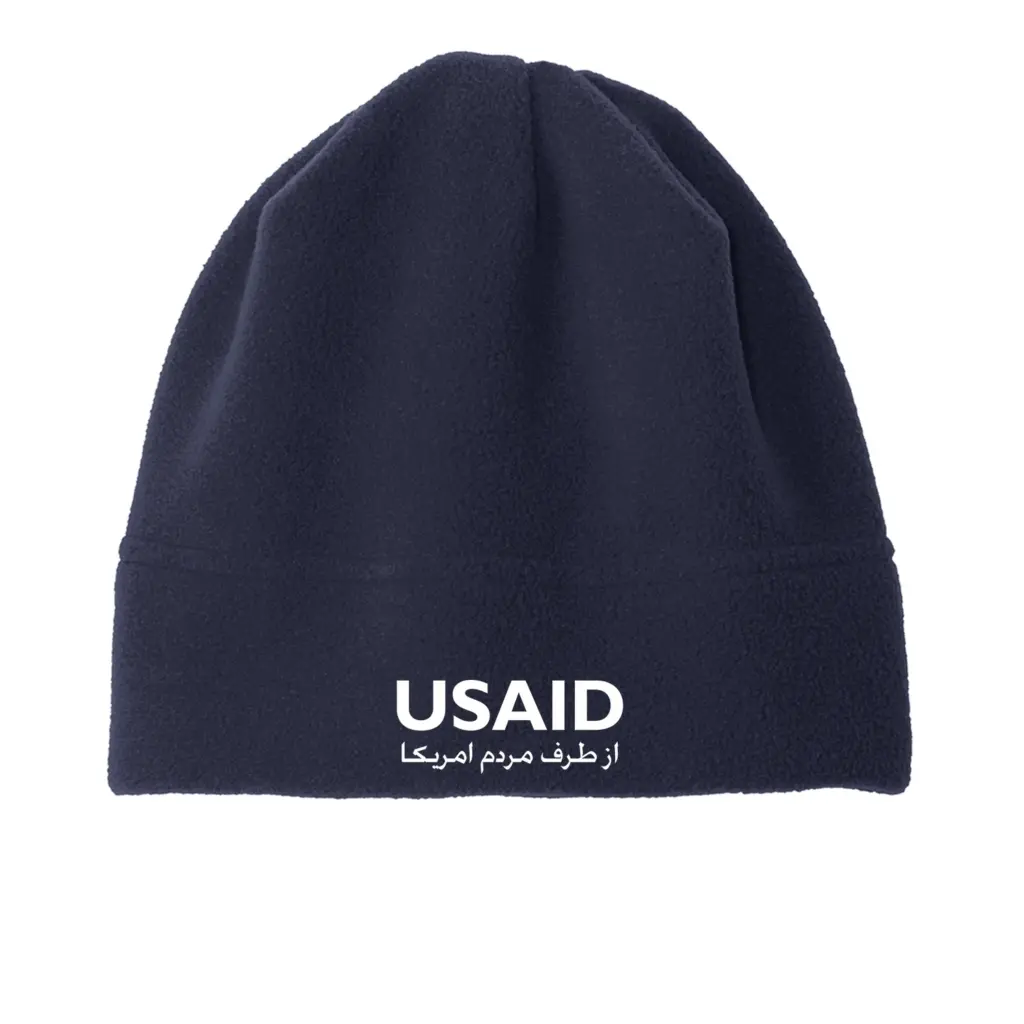 USAID Farsi - Embroidered Port Authority R-Tek Stretch Fleece Beanie