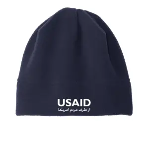 USAID Farsi - Embroidered Port Authority R-Tek Stretch Fleece Beanie