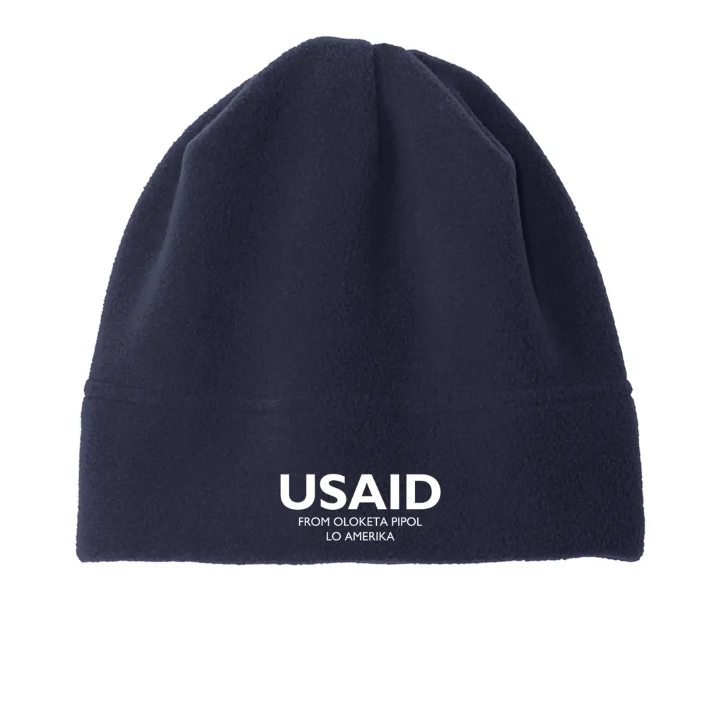 USAID Pijin - Embroidered Port Authority R-Tek Stretch Fleece Beanie