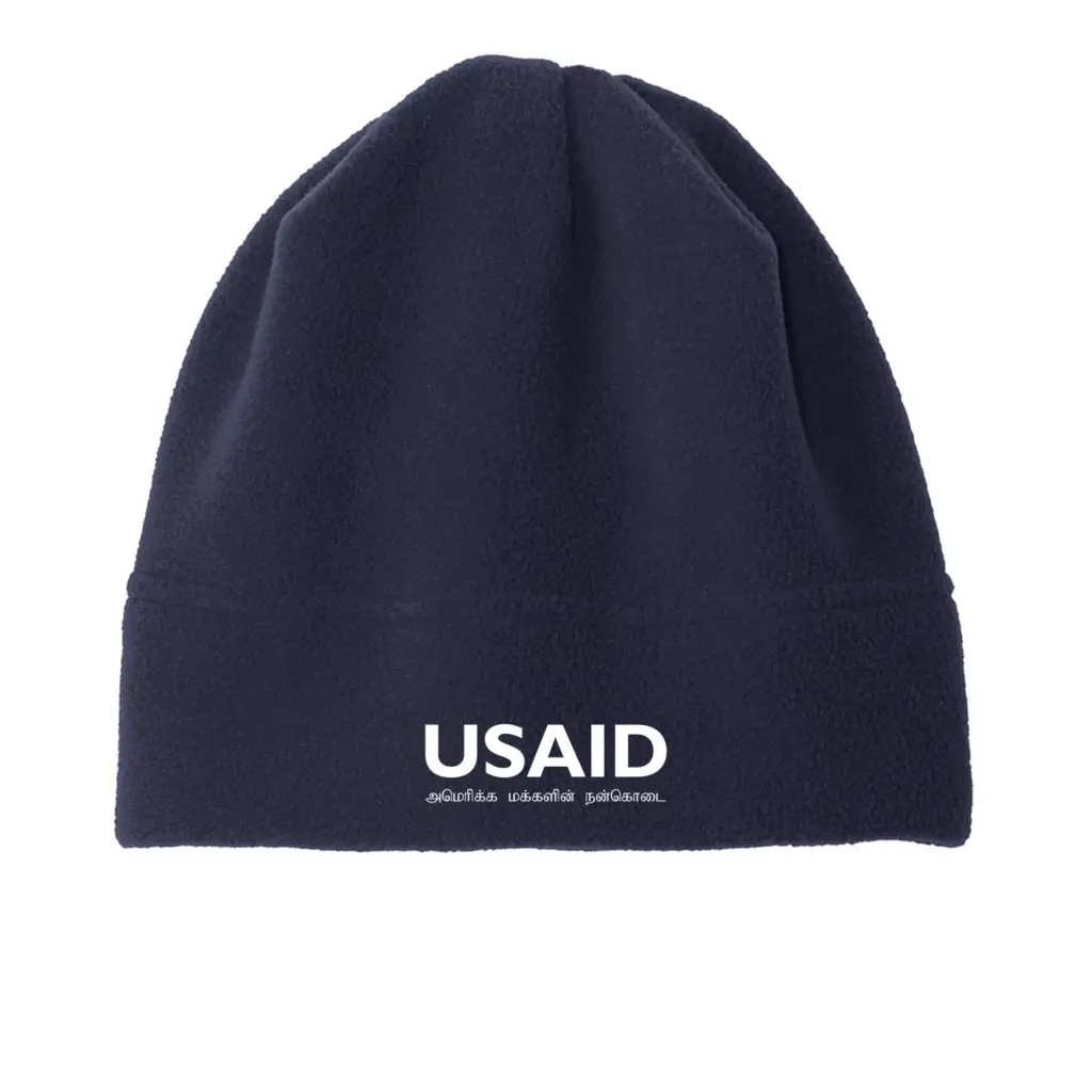 USAID Tamil - Embroidered Port Authority R-Tek Stretch Fleece Beanie