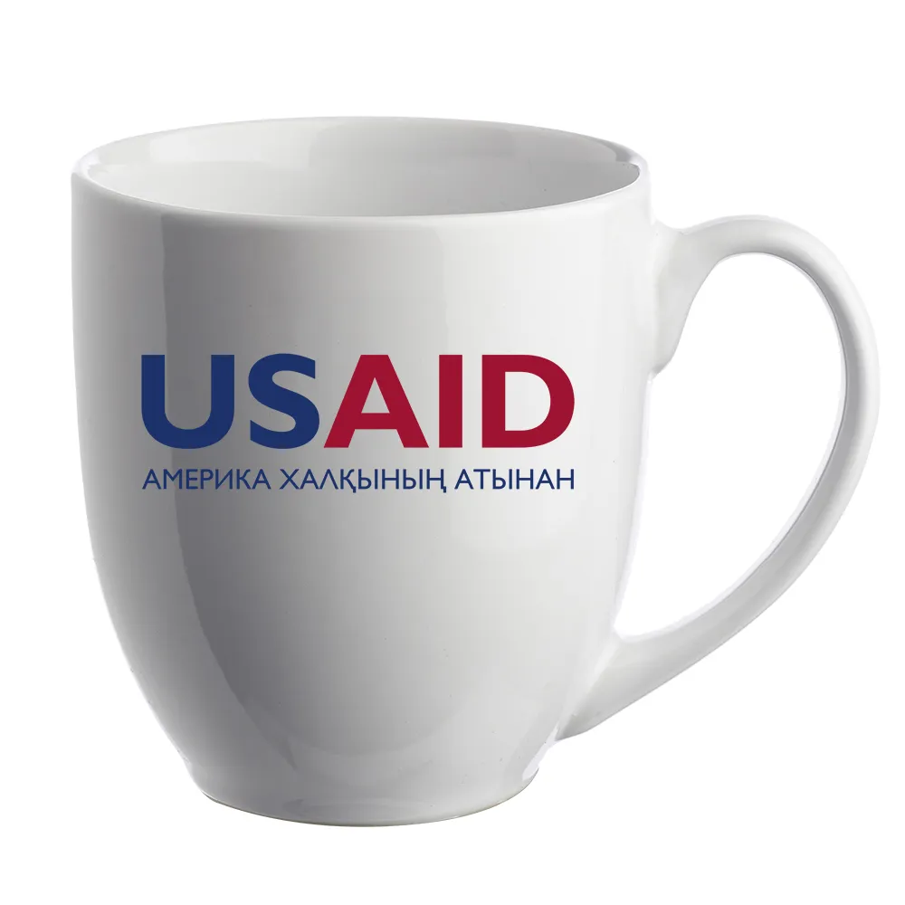 USAID Kazakh - 16 Oz. Bistro Glossy Coffee Mug