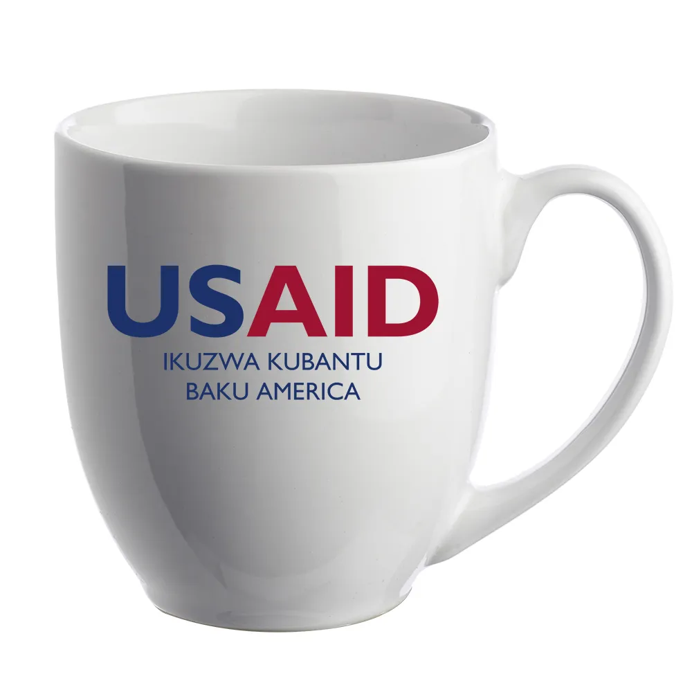 USAID Tonga - 16 Oz. Bistro Glossy Coffee Mug