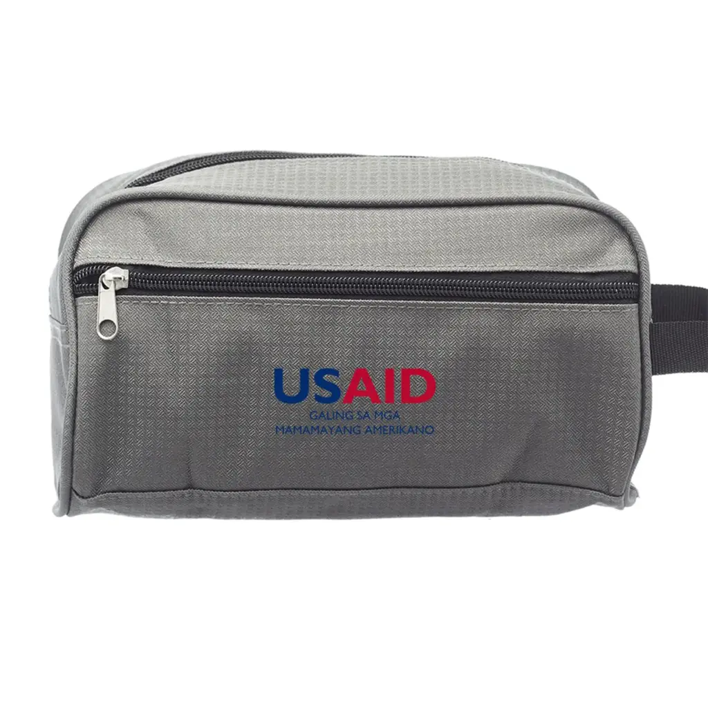 USAID Filipino - Travel Two Tone Toiletry Bags with Handle