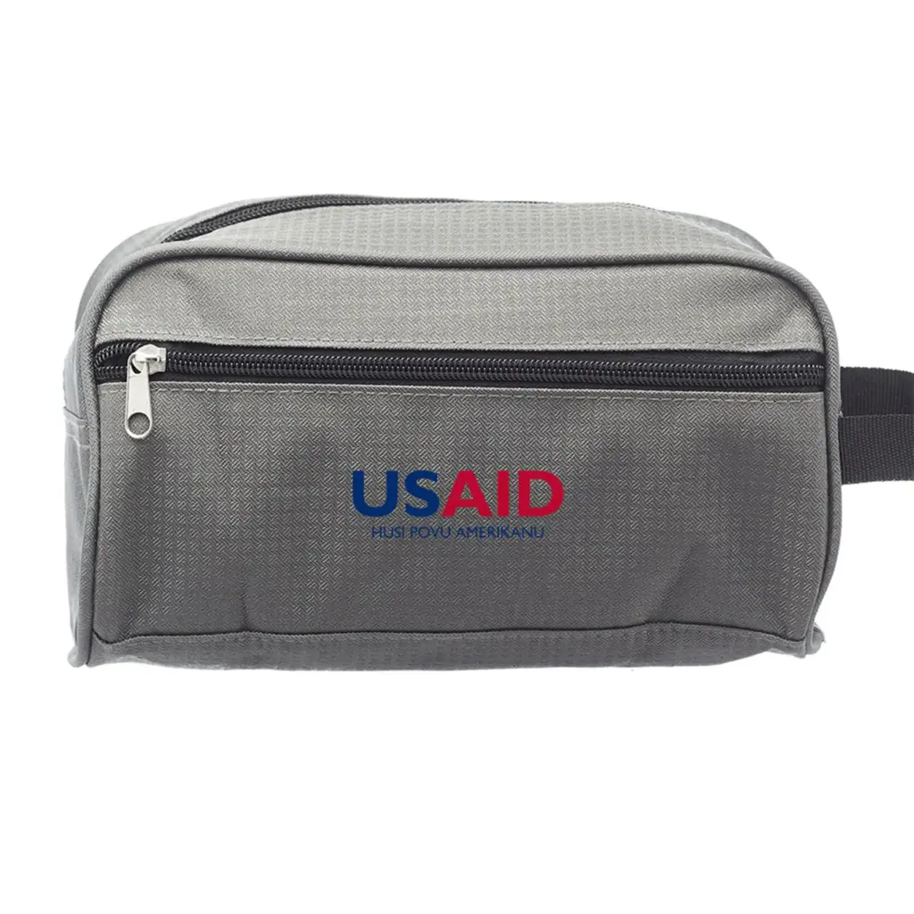 USAID Tetum - Travel Two Tone Toiletry Bags with Handle