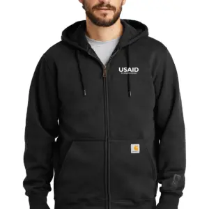 USAID Tajik - Carhartt Rain Defender Paxton Heavyweight Hooded Zip-Front Sweatshirt