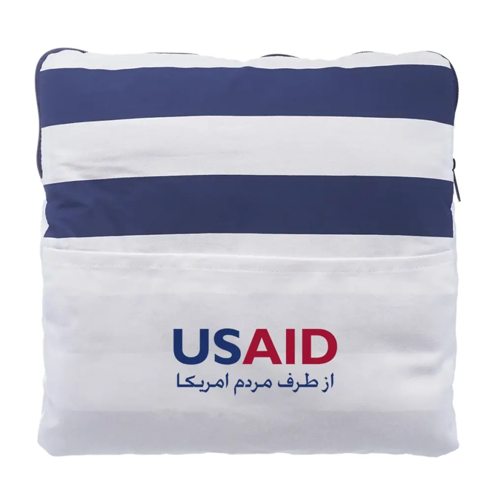 USAID Farsi - 2-in-1 Cordova Pillow Blankets