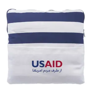 USAID Farsi - 2-in-1 Cordova Pillow Blankets