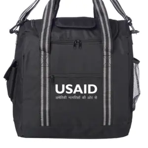 USAID Hindi - Flip Flap Insulated Cooler Lunch Bags