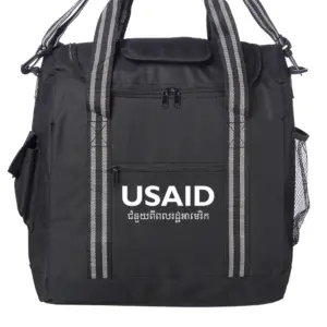 USAID Khmer - Flip Flap Insulated Cooler Lunch Bags