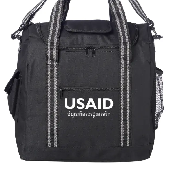 USAID Khmer - Flip Flap Insulated Cooler Lunch Bags