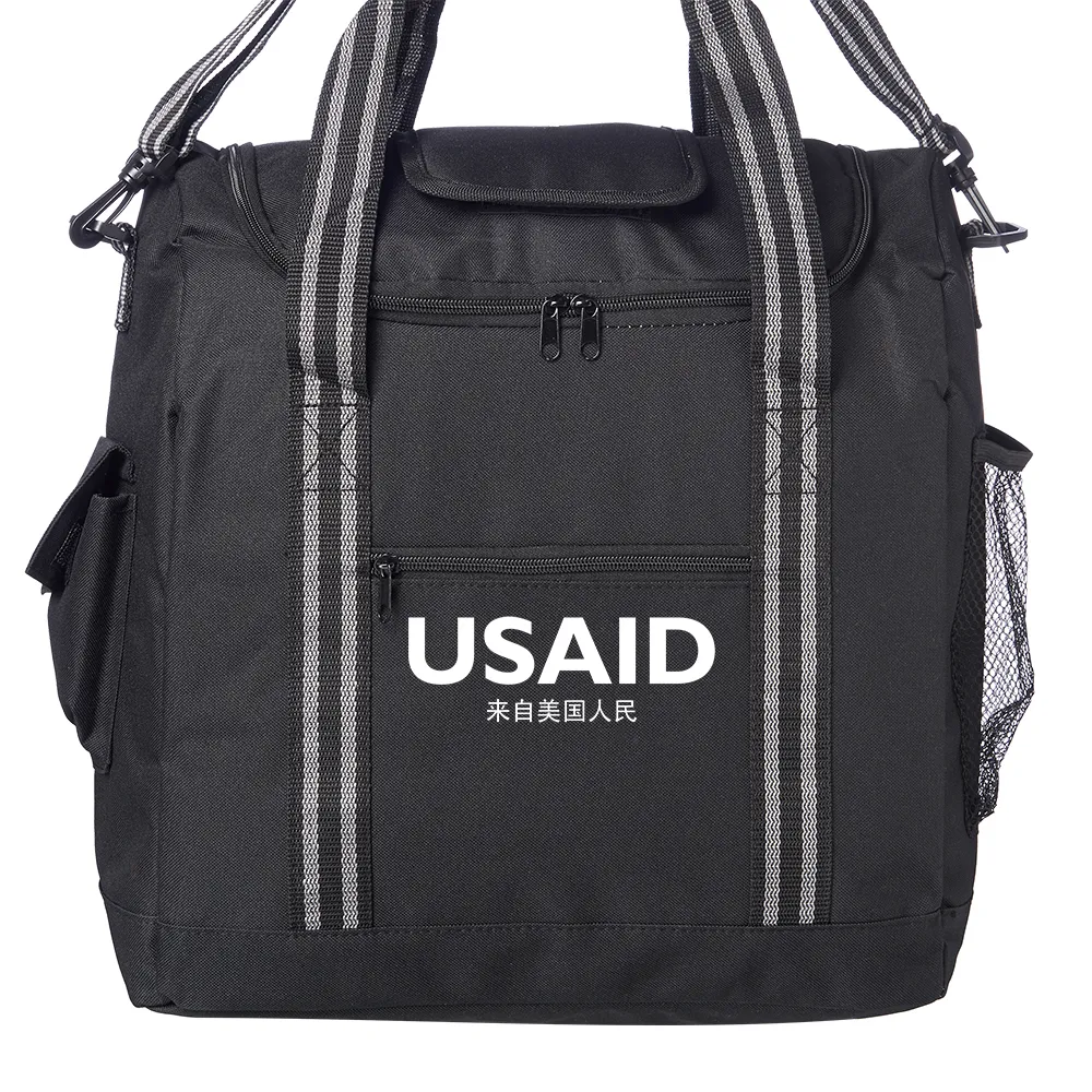 USAID Mandarin - Flip Flap Insulated Cooler Lunch Bags